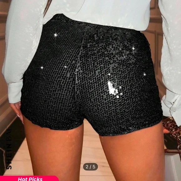 SHEIN sparkle shorts - Picture 6 of 9